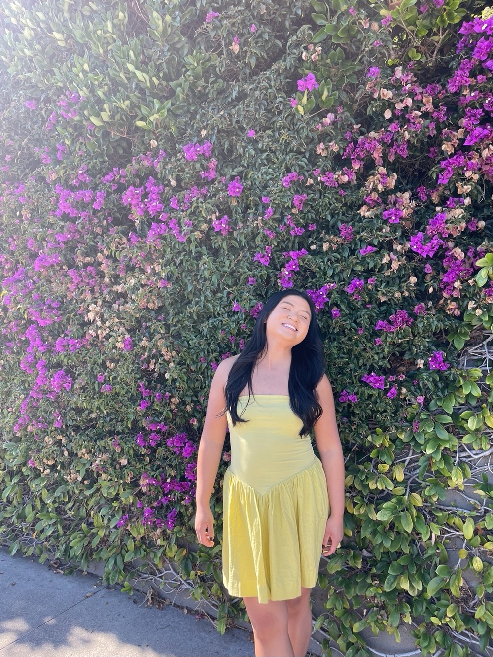 Free People Onda Drop-Waist Yellow Tube Mini Dress - Picture 8 of 8